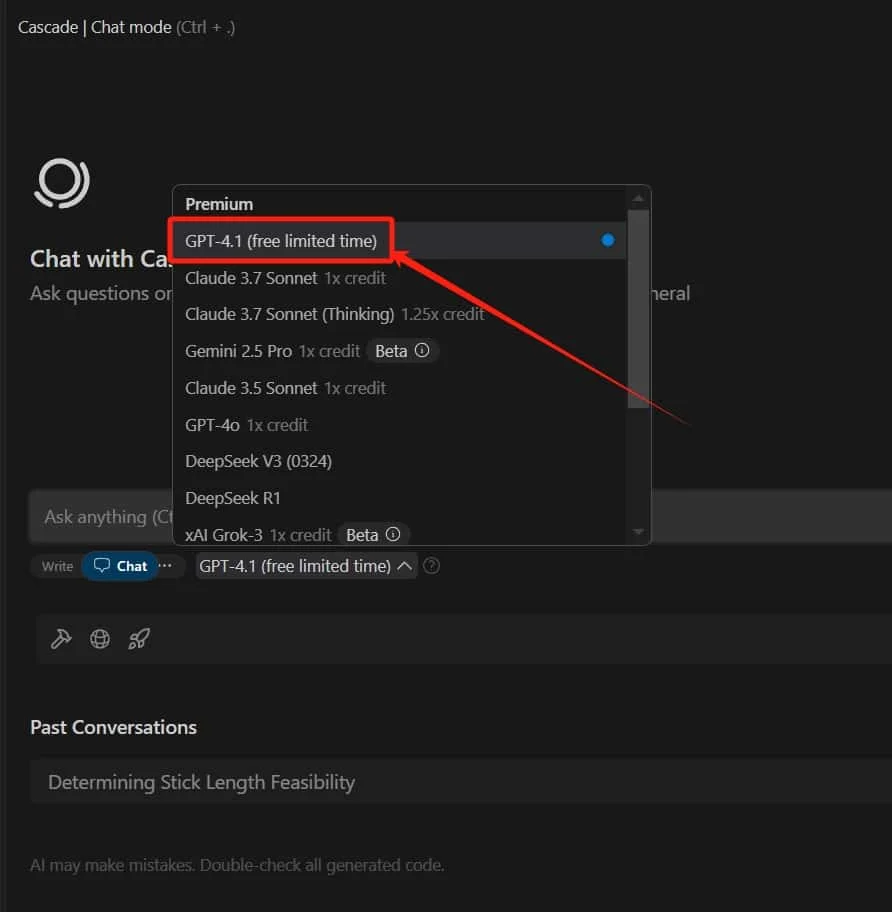 ChatGPT 4.1发布,如何免费使用?教你白嫖最新版GPT4.1
