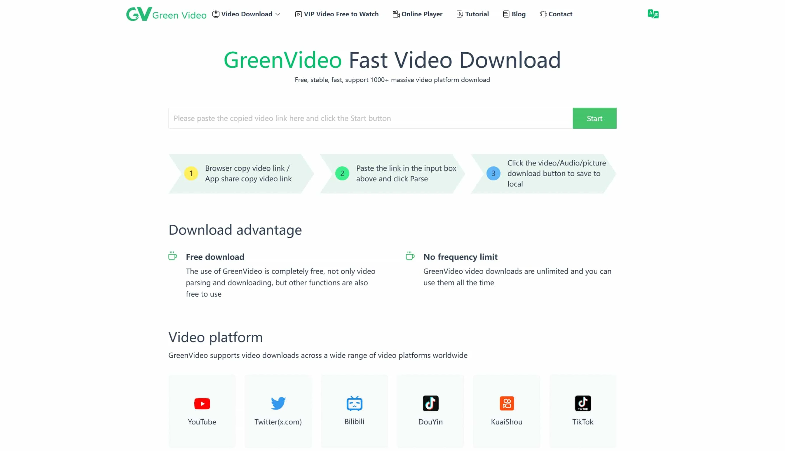 GreenVideo:一款全能视频下载神器 GreenVideo:一款全能视频下载神器